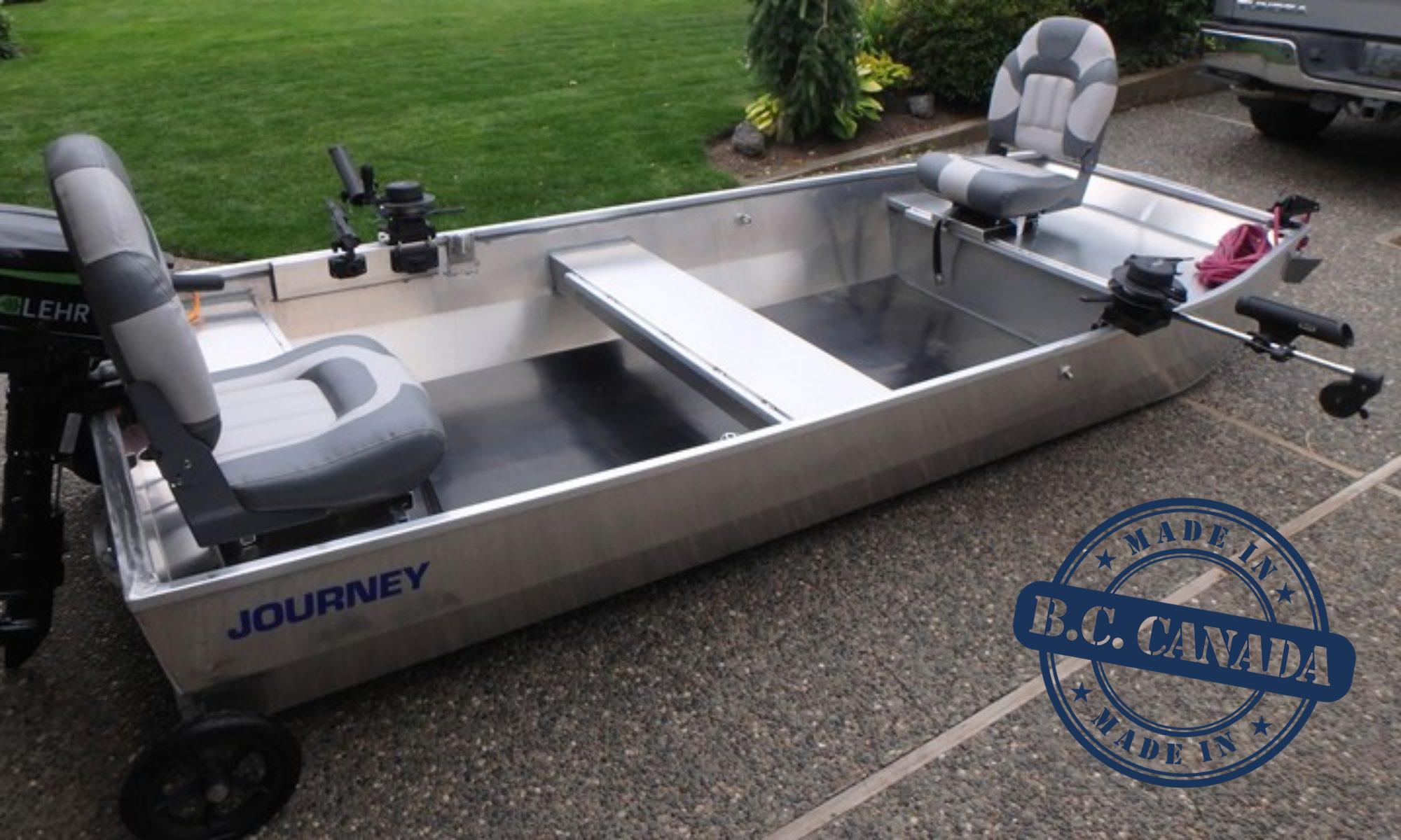 journey boats quality all welded aluminum flat bottom